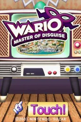 Wario - Master of Disguise (Europe) (En,Fr,De,Es,It) (Demo) (Kiosk) screen shot title